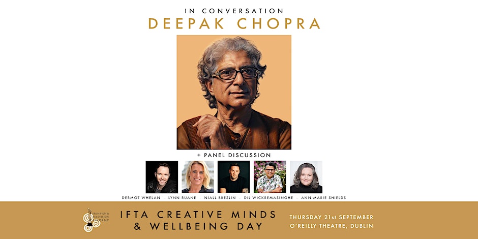 Special SDGI Member Rate for IFTA Event: In Conversation with Deepak Chopra